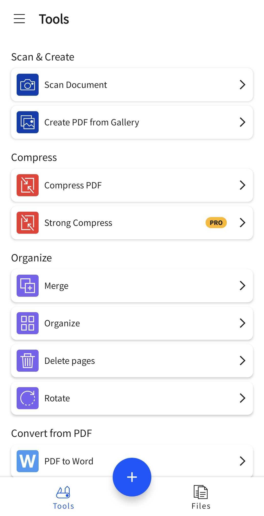 Click the Scan Document icon to begin the process
