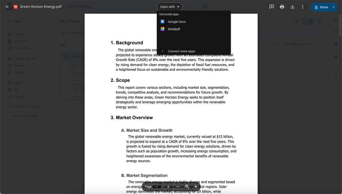 Edytuj PDF w Google Drive za pomocą Smallpdf