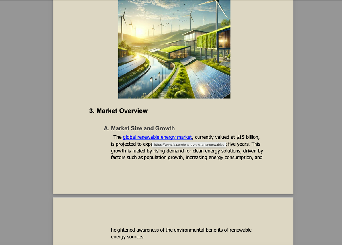 Hover over links in PDFs to check for mistakes