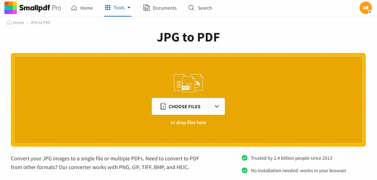 Converta BMP para PDF em um piscar de olhos!