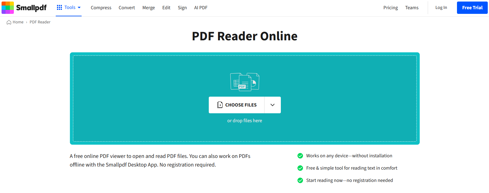 Öffne die PDF-Datei mit einem PDF-Reader
