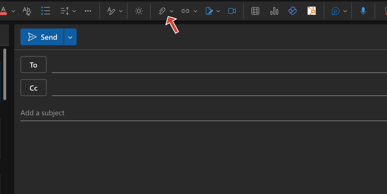 Attach a PDF in Outlook