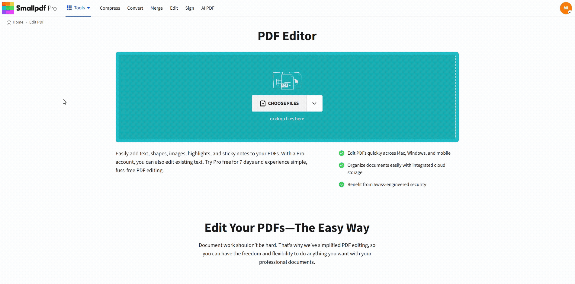Insérer une image dans un PDF en ligne