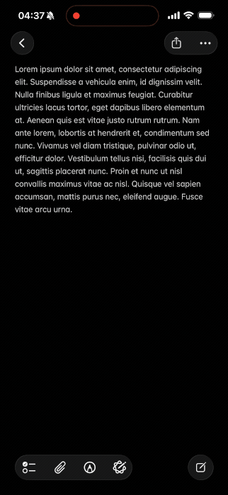 Saving Notes as PDFs on your iPhone
