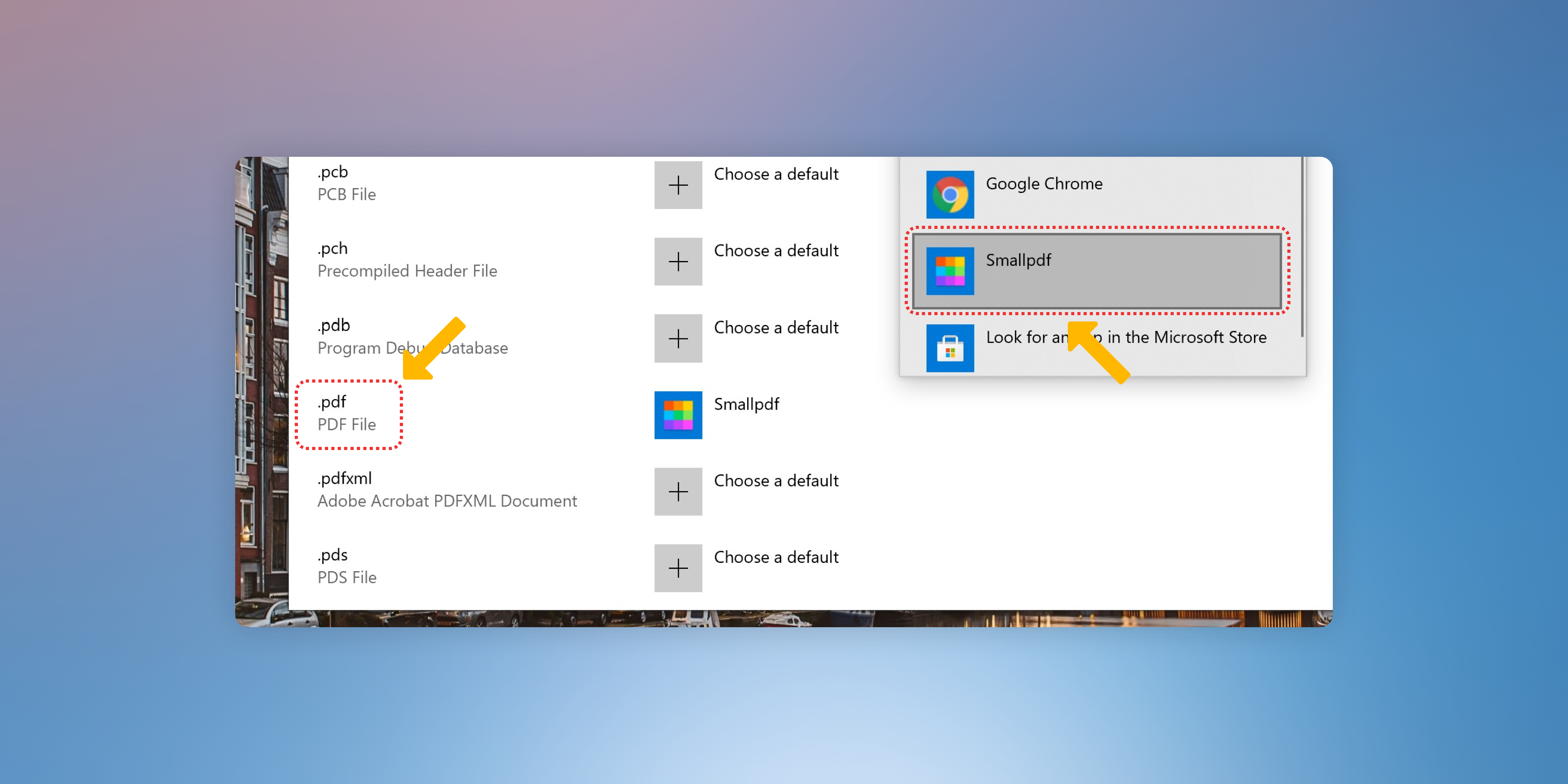 Passo 5: cambia il visualizzatore PDF predefinito