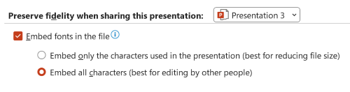 Choose the Embedding Option
