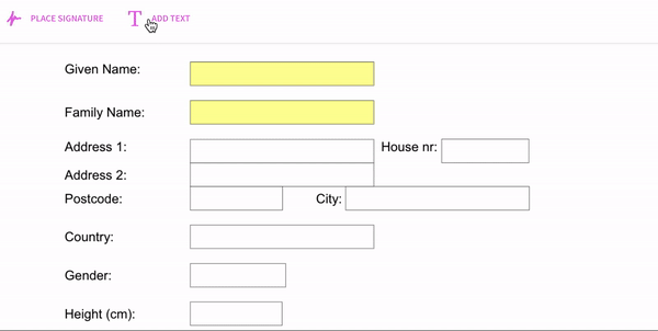 Fill and sign PDF forms