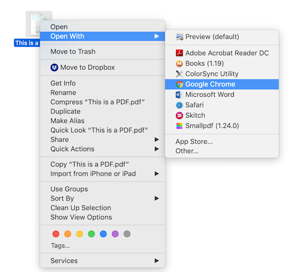 Como abrir um PDF no Chrome