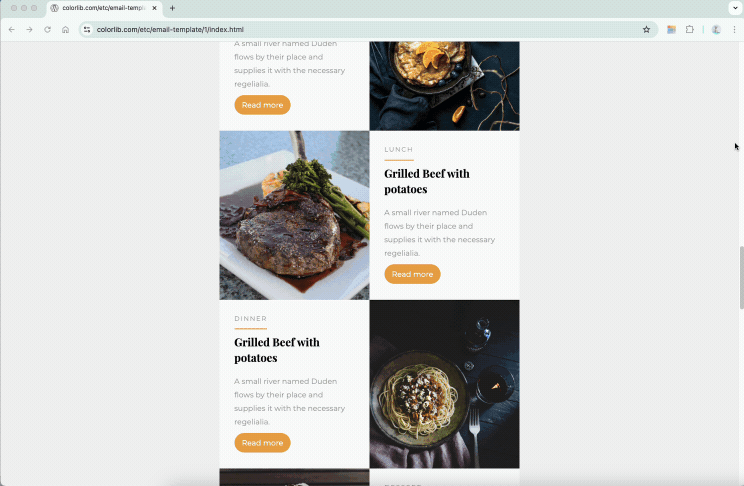 Saving an HTML newsletter as a PDF in Chrome