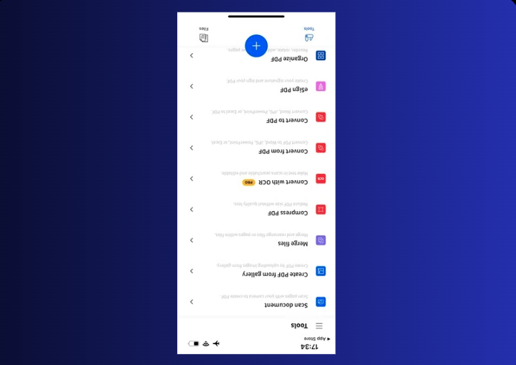Convert pictures to PDF in the Smallpdf Mobile App