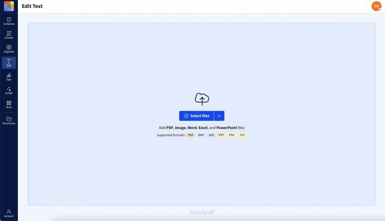 Using Edit PDF to remove a transparent background on a PDF
