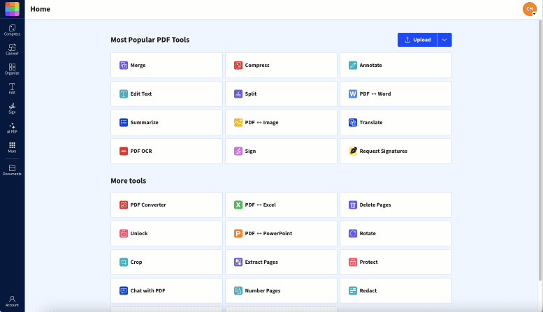 Import your PDF bank statements to PDF to Excel converter