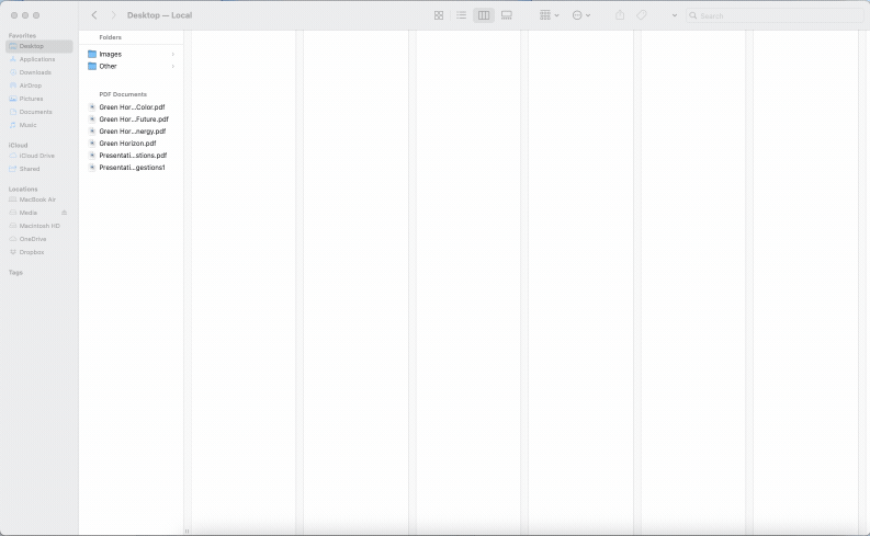 Bilddateien mit der integrierten macOS-Funktion in eine ZIP-Datei komprimieren