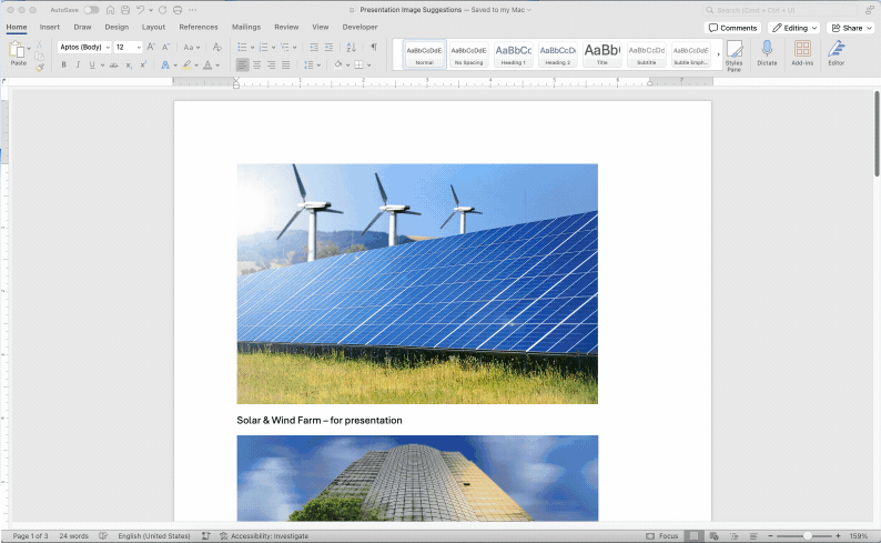 Using Microsoft Word’s PDF export settings to create a smaller file