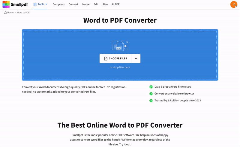 Convert eBook to PDF