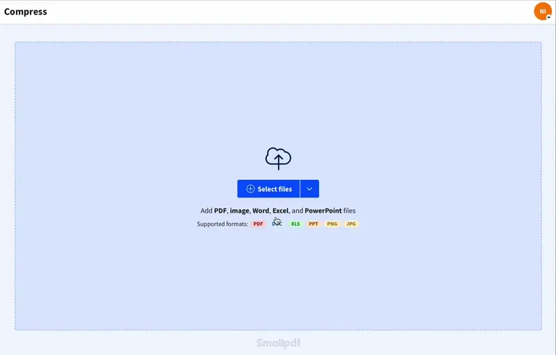 Komprimiere mehrere Word-Dokumente gleichzeitig mit Smallpdf Pro