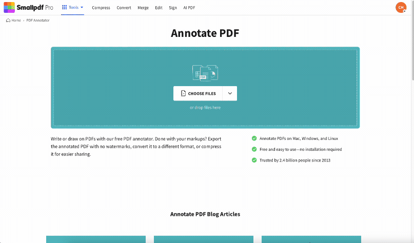 Noircissez le texte dans votre PDF